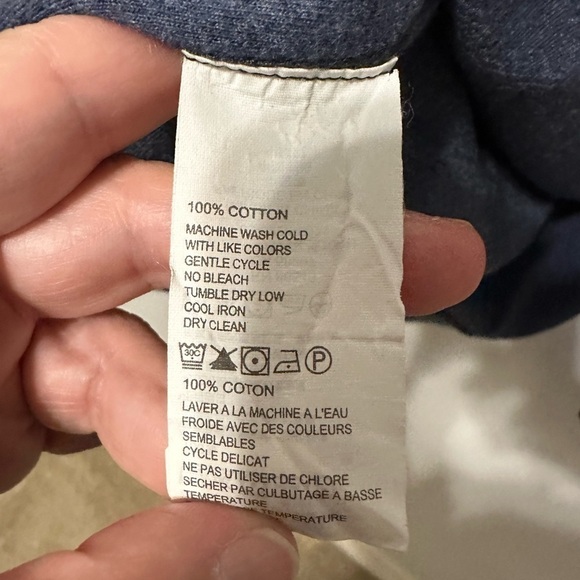 Tommy Bahama Grey 1/4 Zip Reversible Pullover Cotton Sweater Size Large - Picture 7 of 8